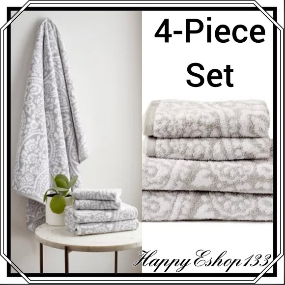 Martha Stewart Other - Martha Stewart Hand and Wash Towel Set, 4-Piece